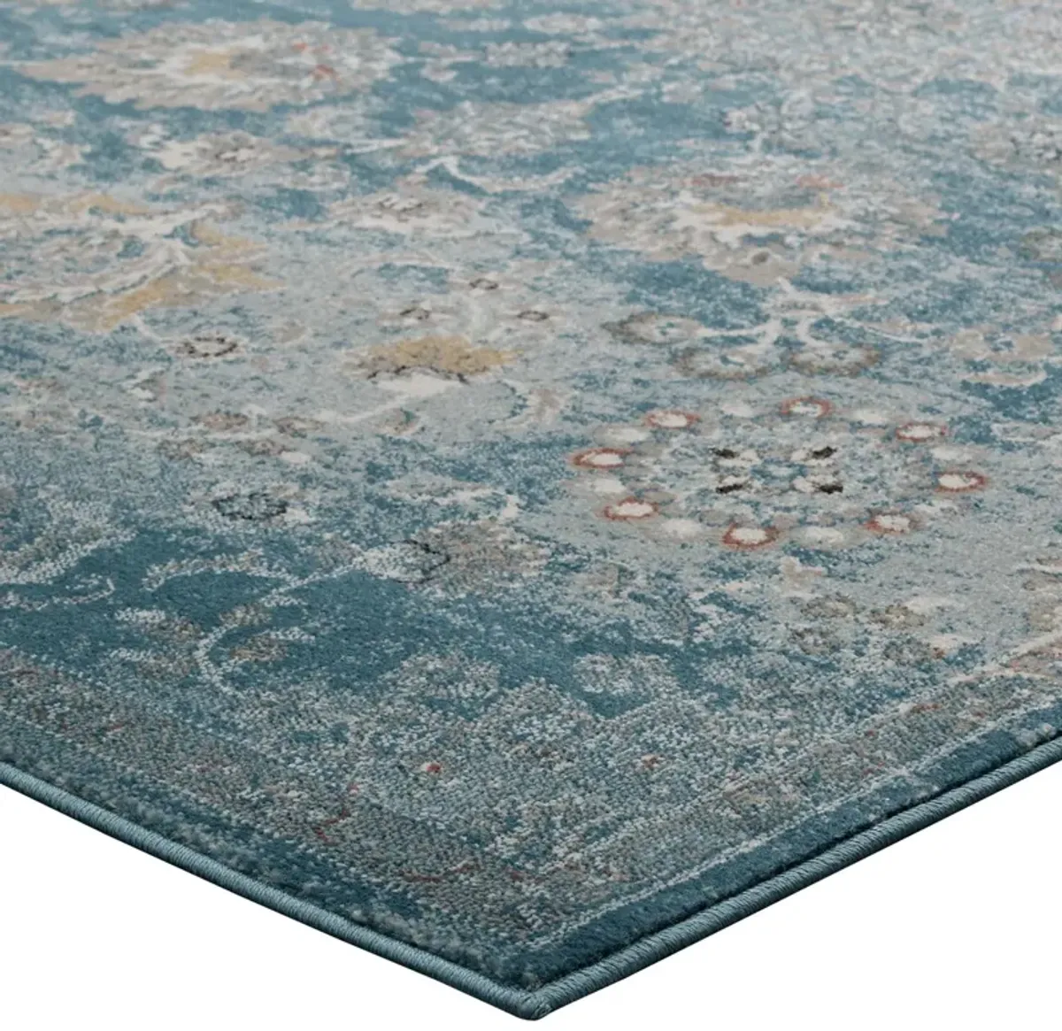 Cynara Distressed Floral Persian
Medallion 8x10 Area Rug