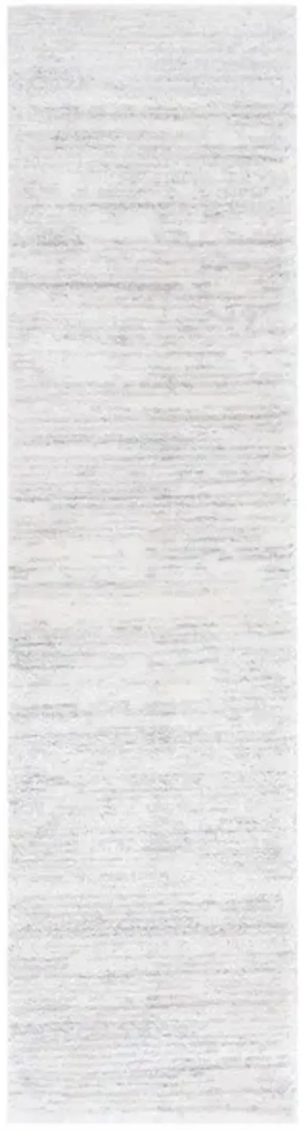 JASMINE SHAG 100 Beige 2' X 8' Runner Rug