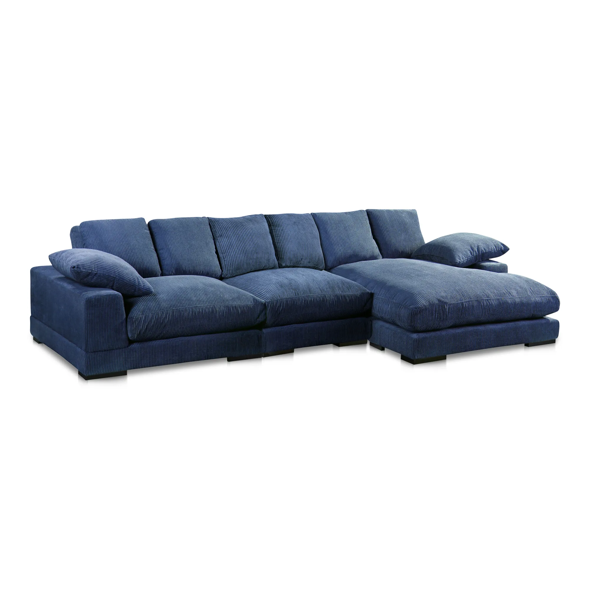 Plunge Large Sectional Navy