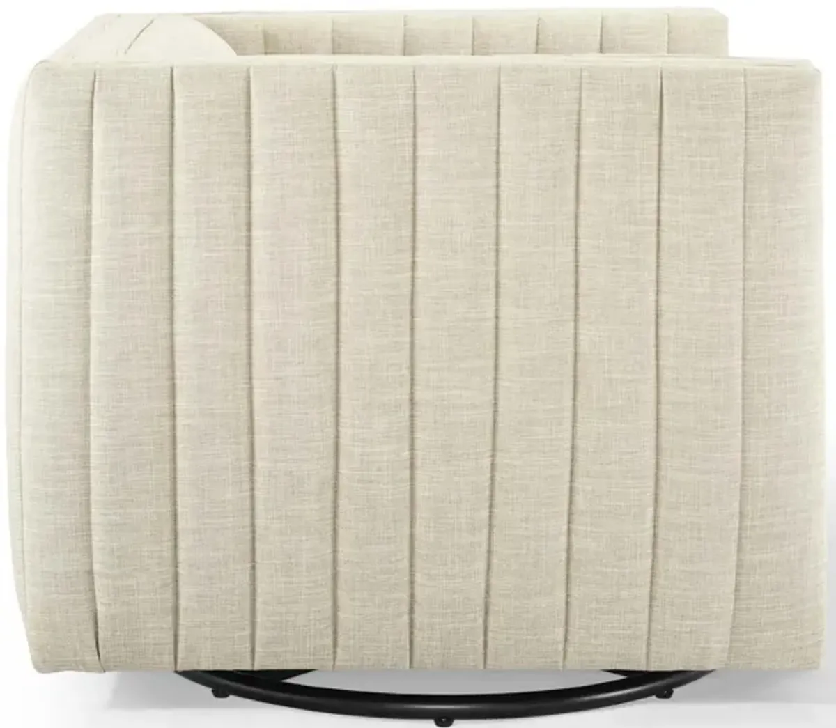 Conjure Tufted Swivel Upholstered Armchair