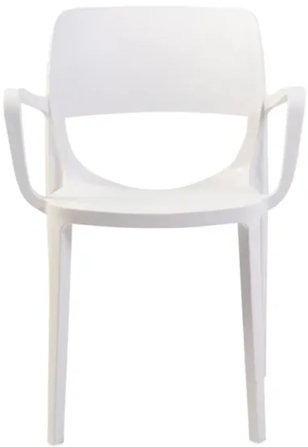 Bella Set of 2 Stackable Armchair-White