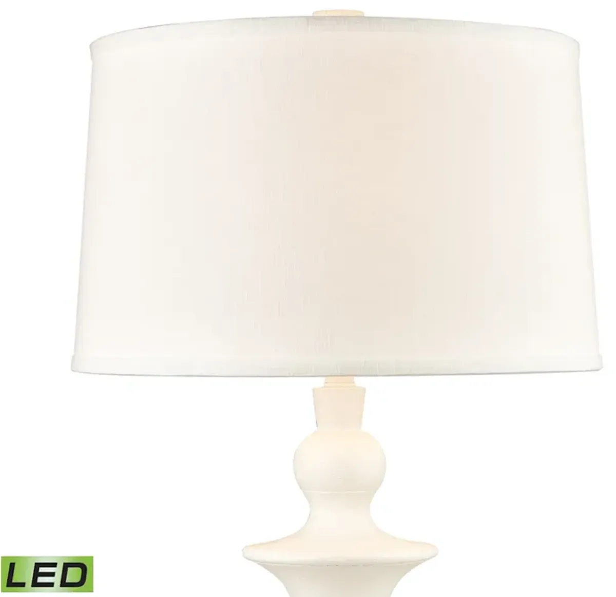 Depiction 32'' High 1-Light Table Lamp - Matte White - Includes LED Bulb