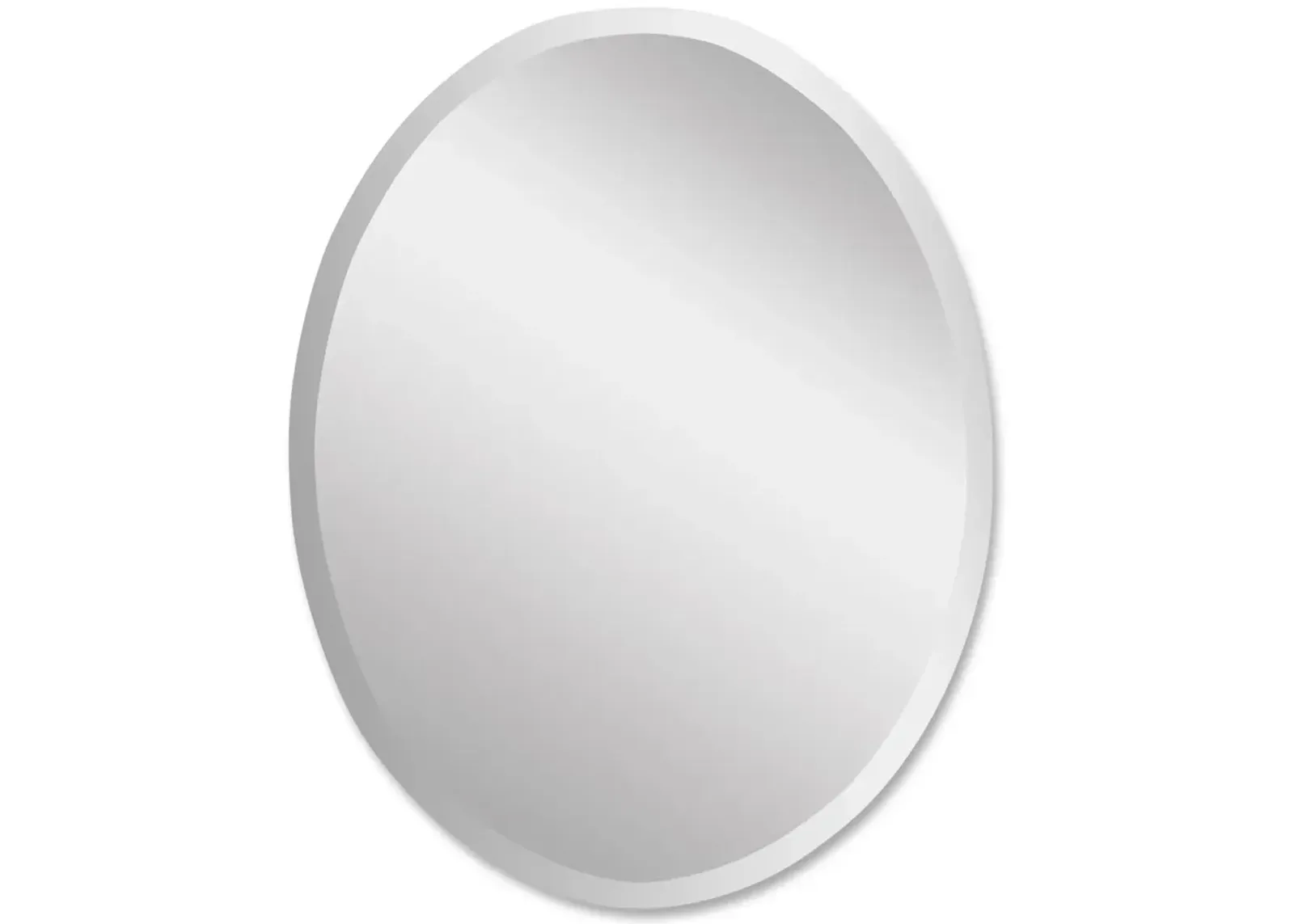 Frameless Vanity Oval Mirror