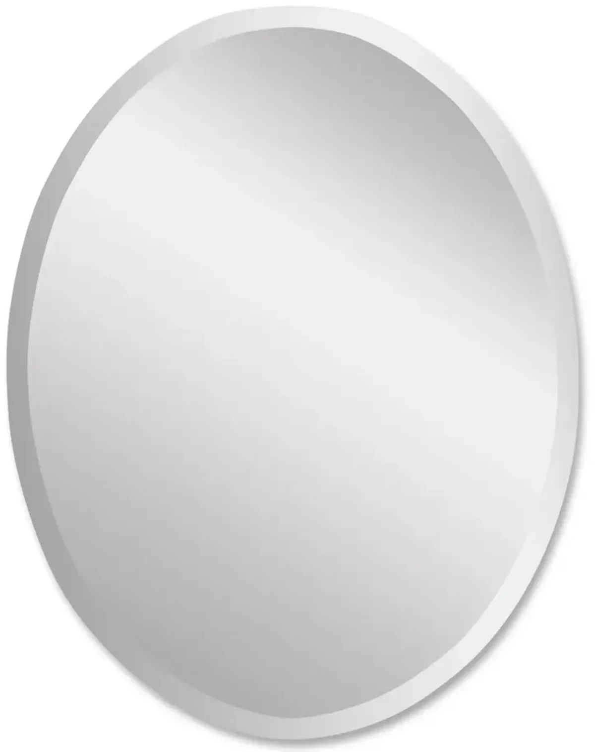 Frameless Vanity Oval Mirror