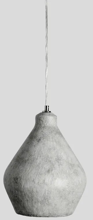 Jerry 1-Light Gray Concrete Pendant