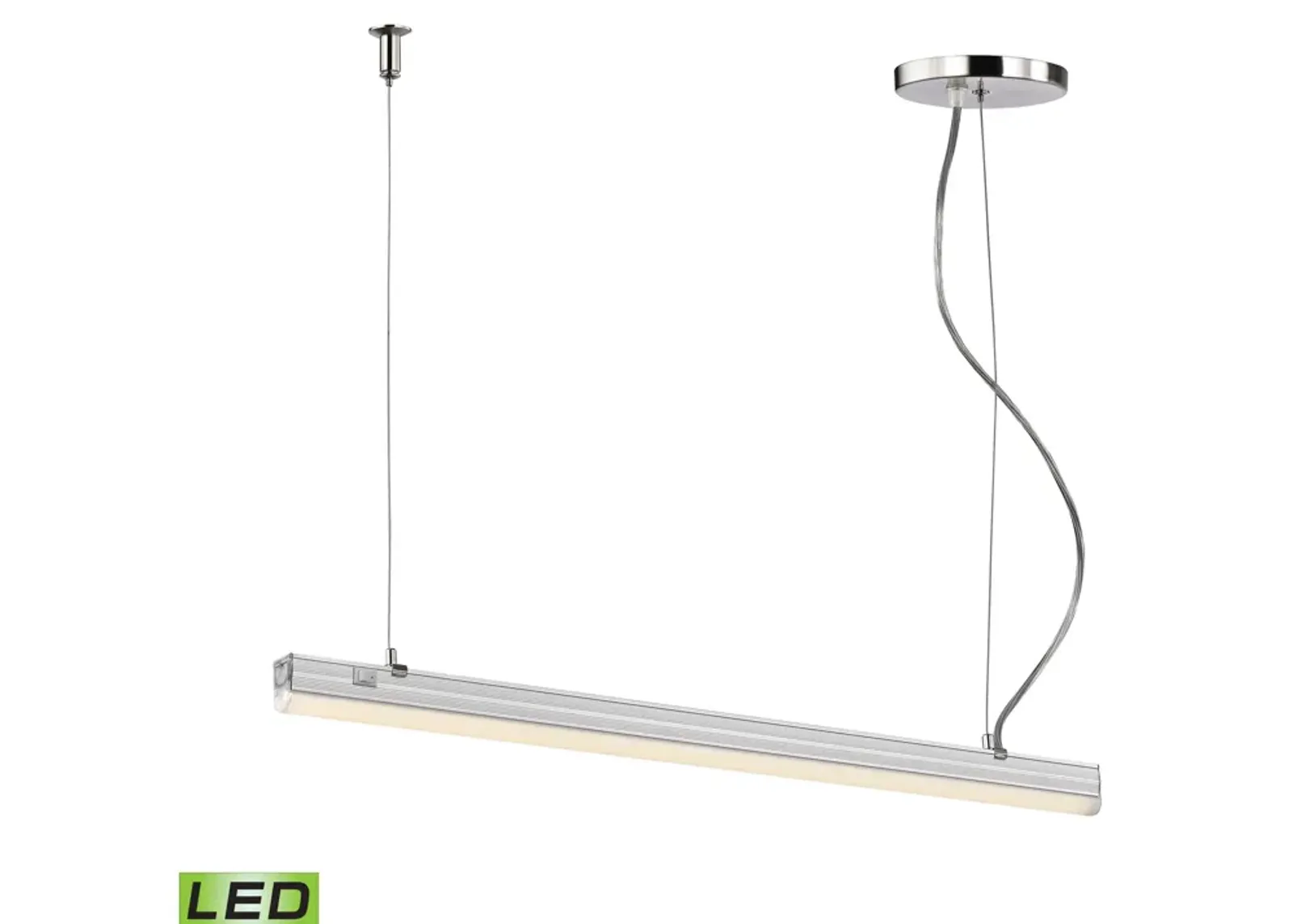 Iris LED Pendant - 10W with Aluminum Finish