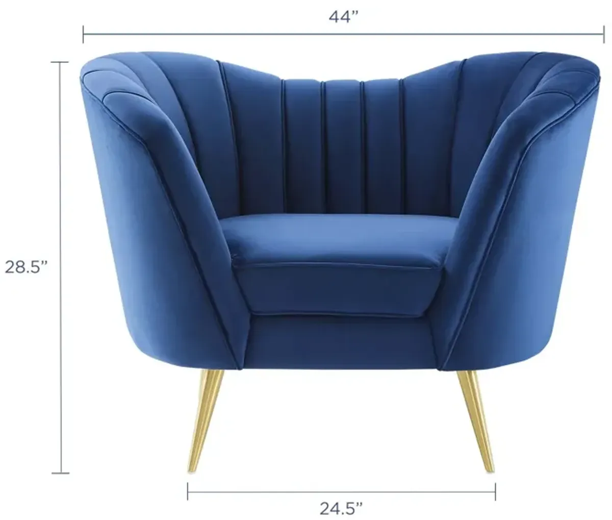 Opportunity Performance Velvet Armchair