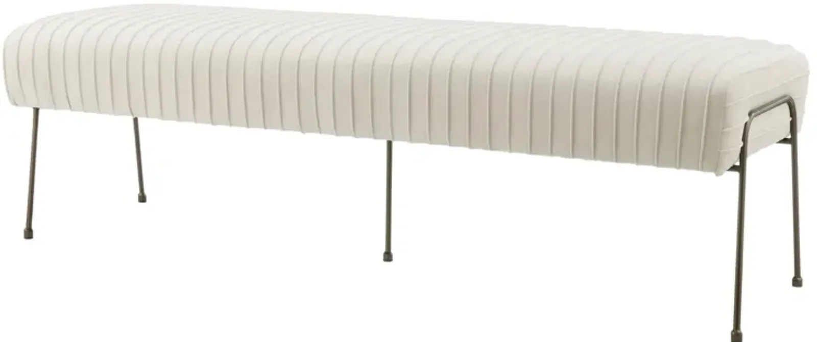 Merritt Pleated Bench