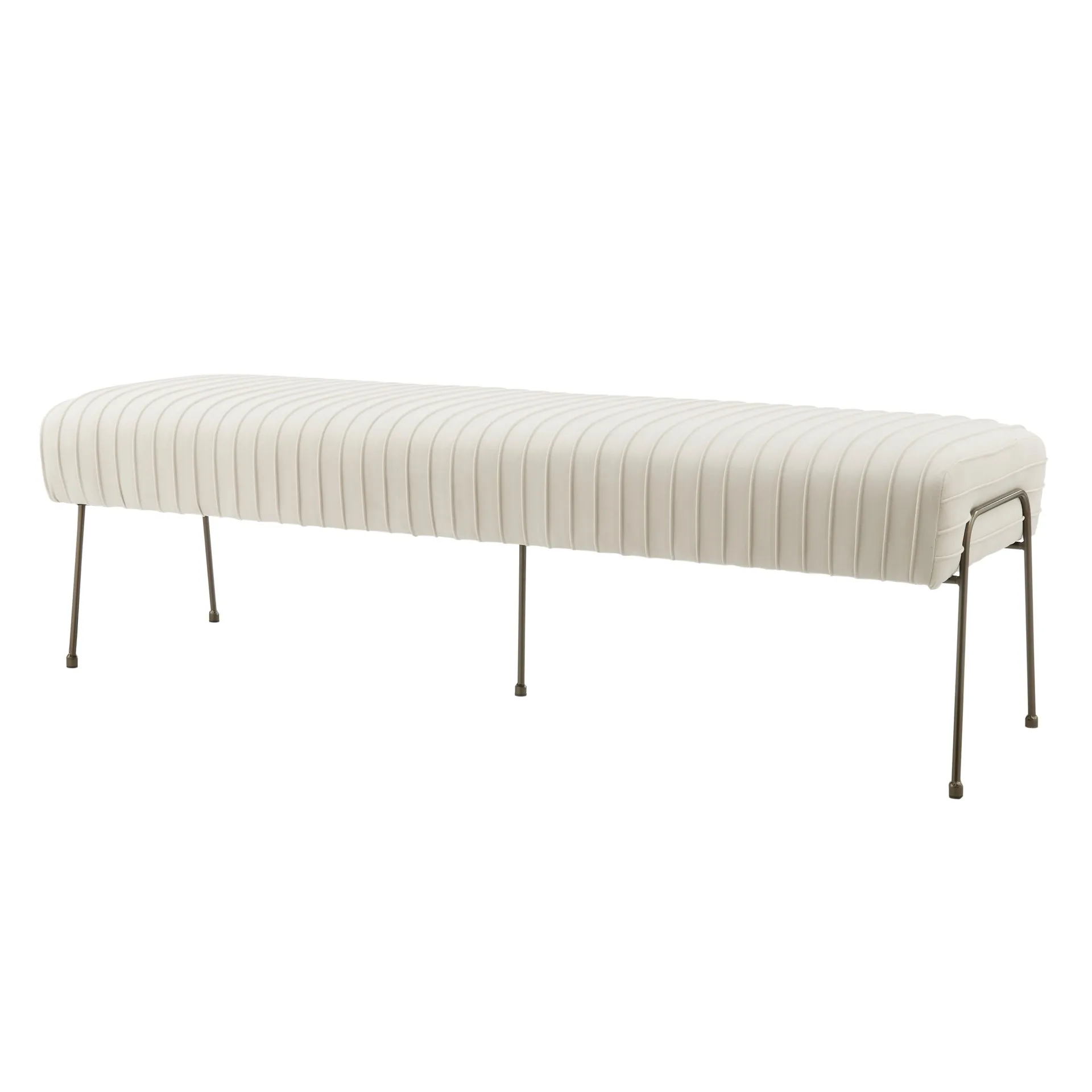 Merritt Pleated Bench