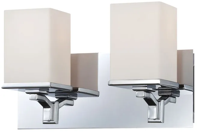 Ramp 12.5" Wide 2-Light Vanity Light - Chrome