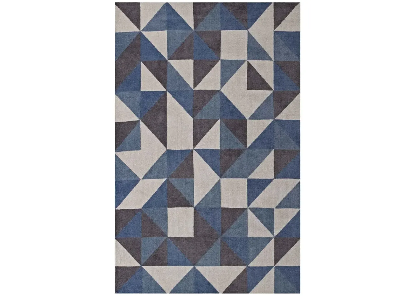 Kahula Geometric Triangle Mosaic 5x8 Area Rug