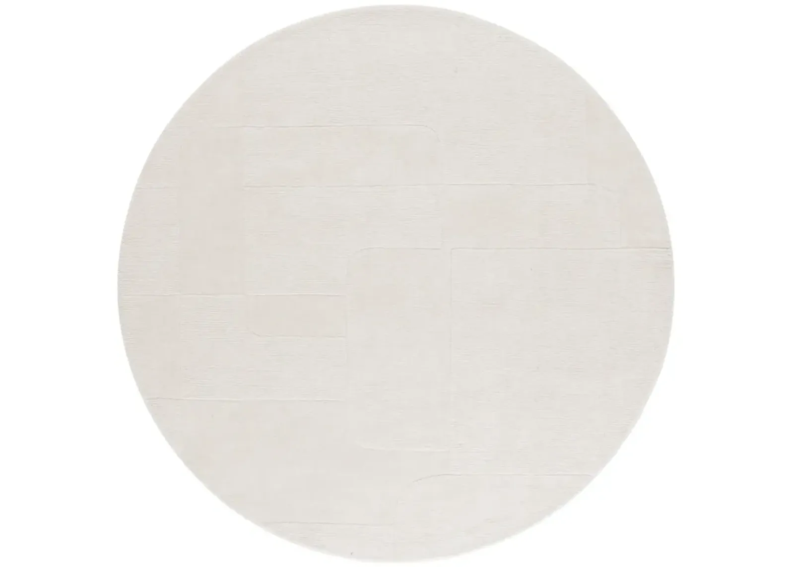 MYKONOS 202 IVORY 6' x 6' Round Round Rug