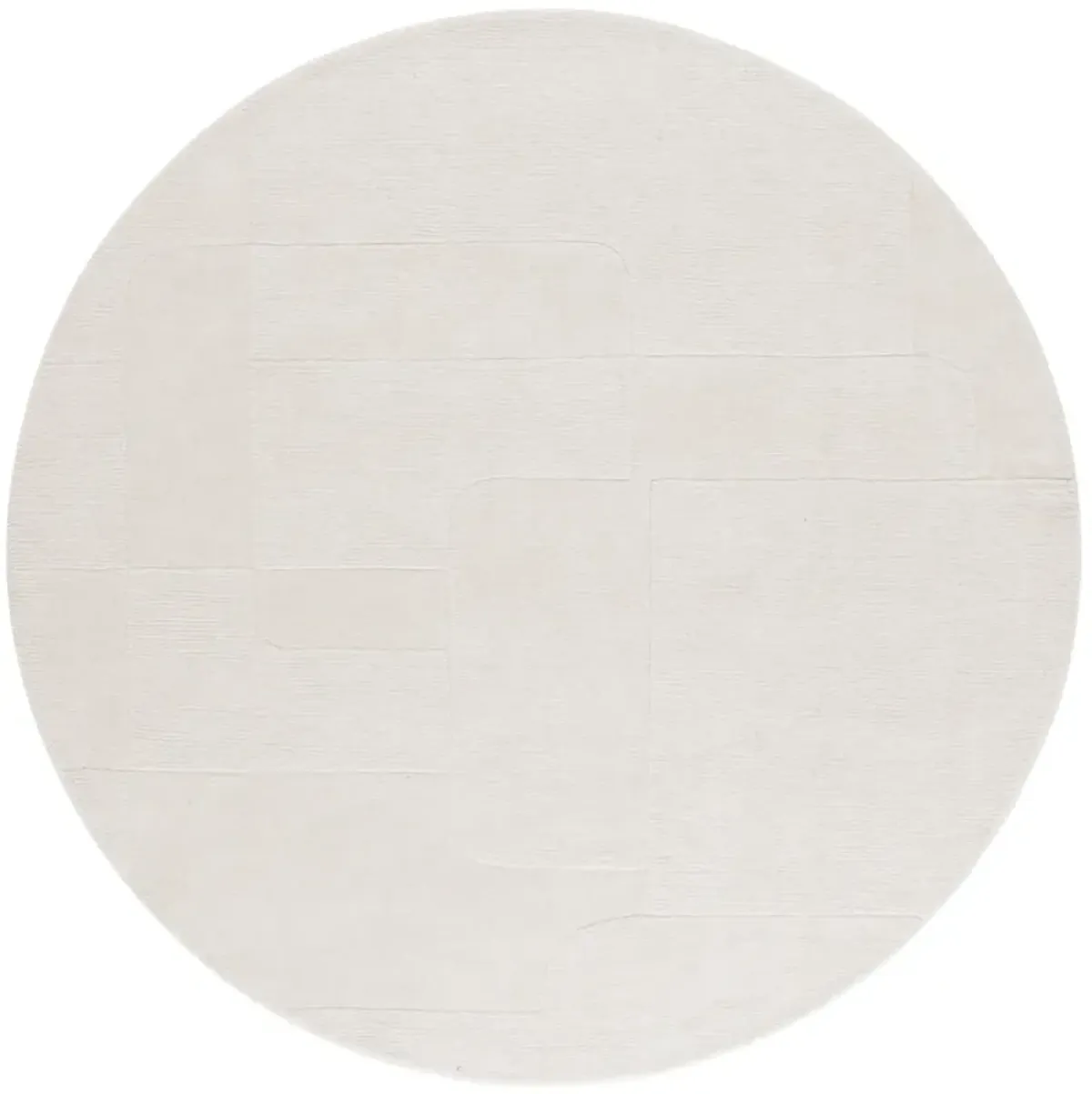 MYKONOS 202 IVORY 6' x 6' Round Round Rug