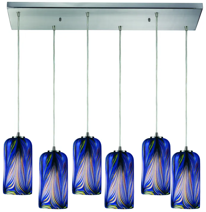 Molten Configurable Multi Pendant - Satin Nickel