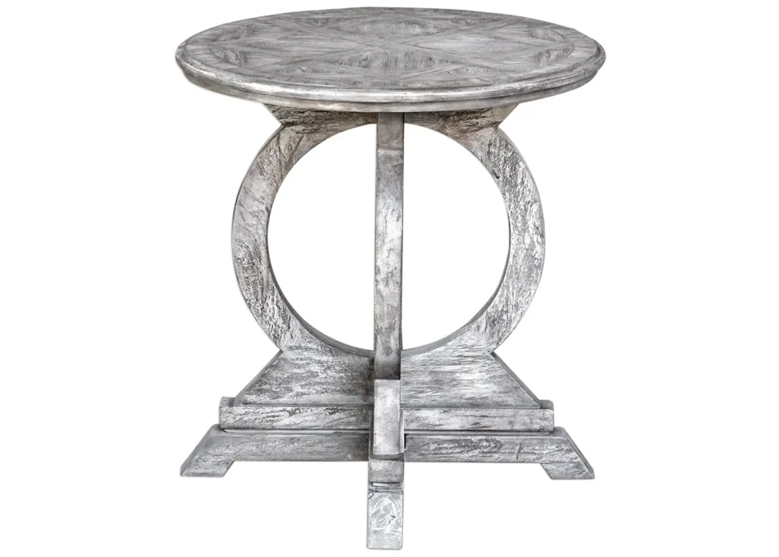 Maiva White Side Table