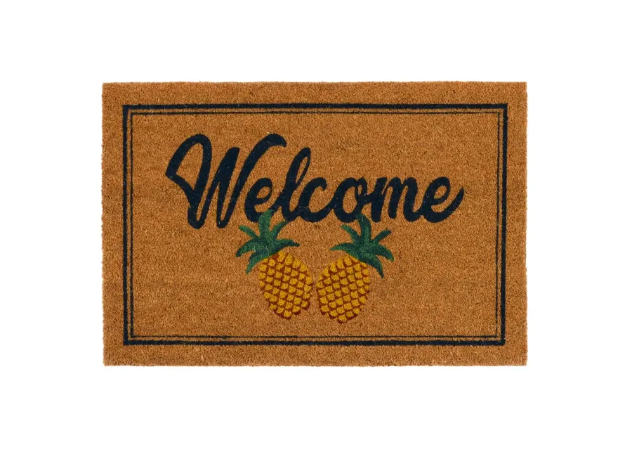 Two Pineapples Doormat 