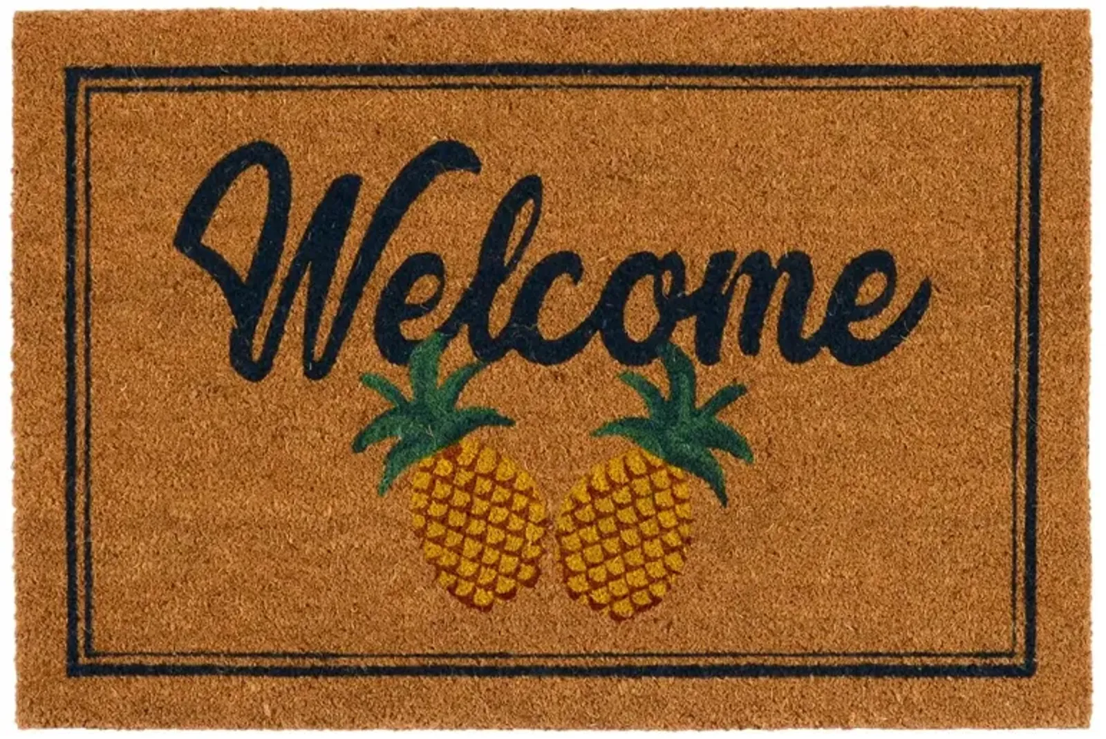 Two Pineapples Doormat