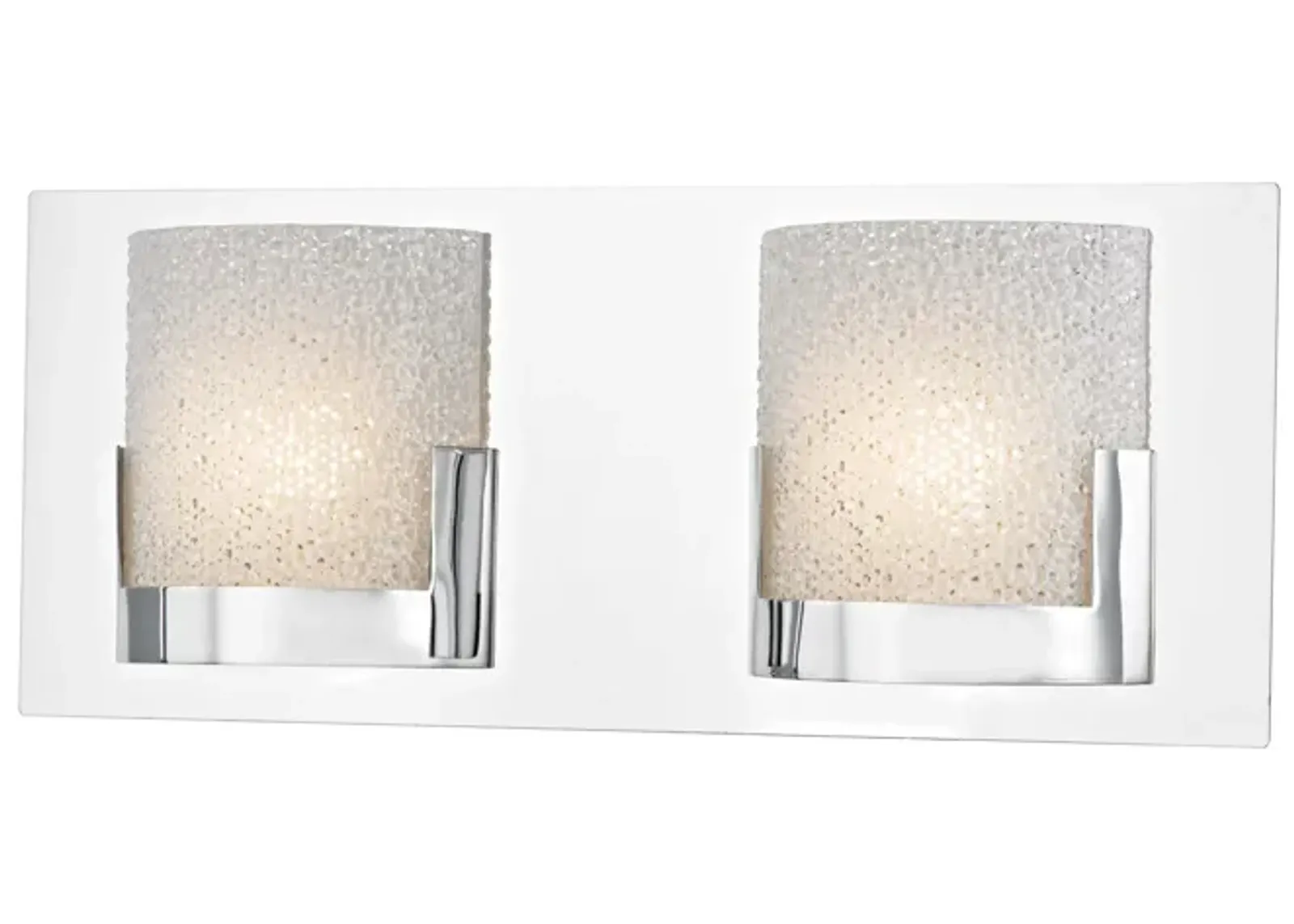 Ophelia 14.5" Wide 2-Light Vanity Light - Chrome