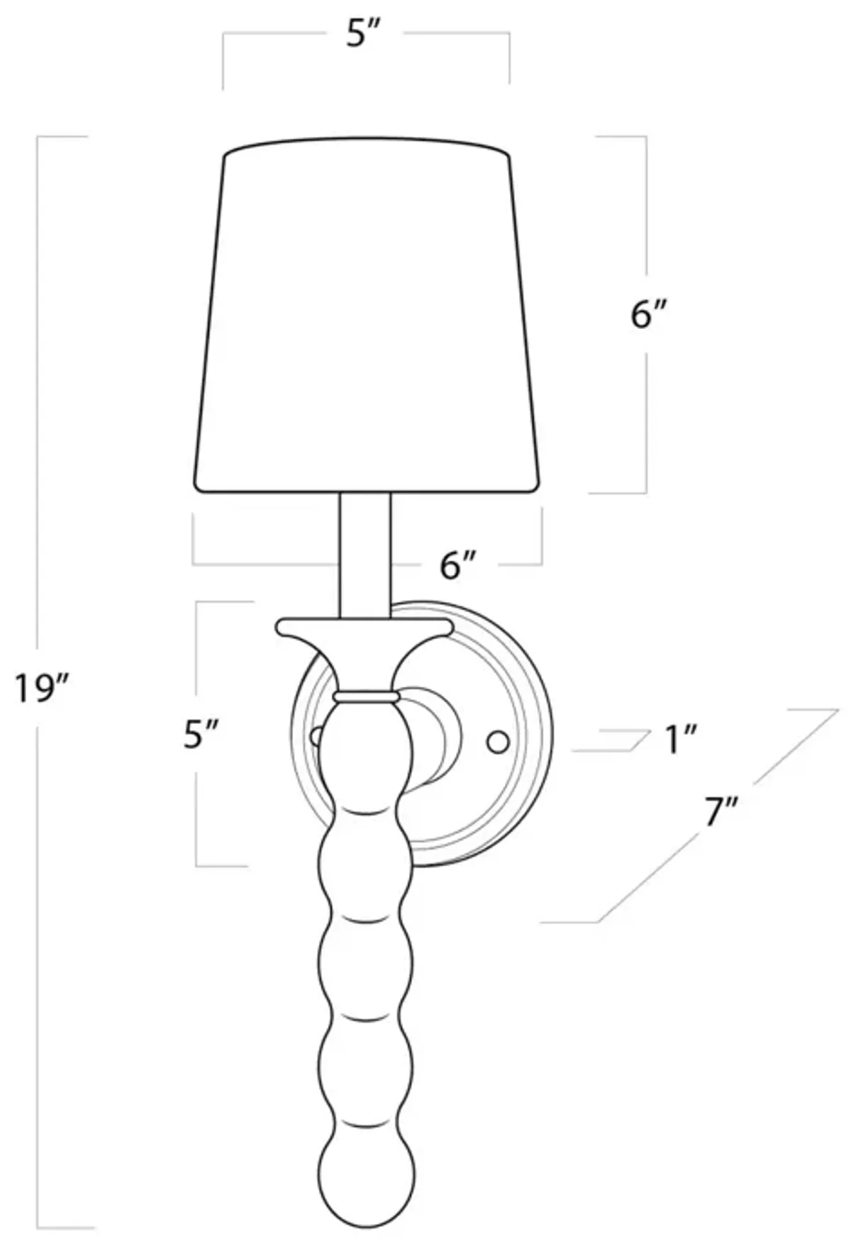 Coastal Living Perennial Sconce (White)