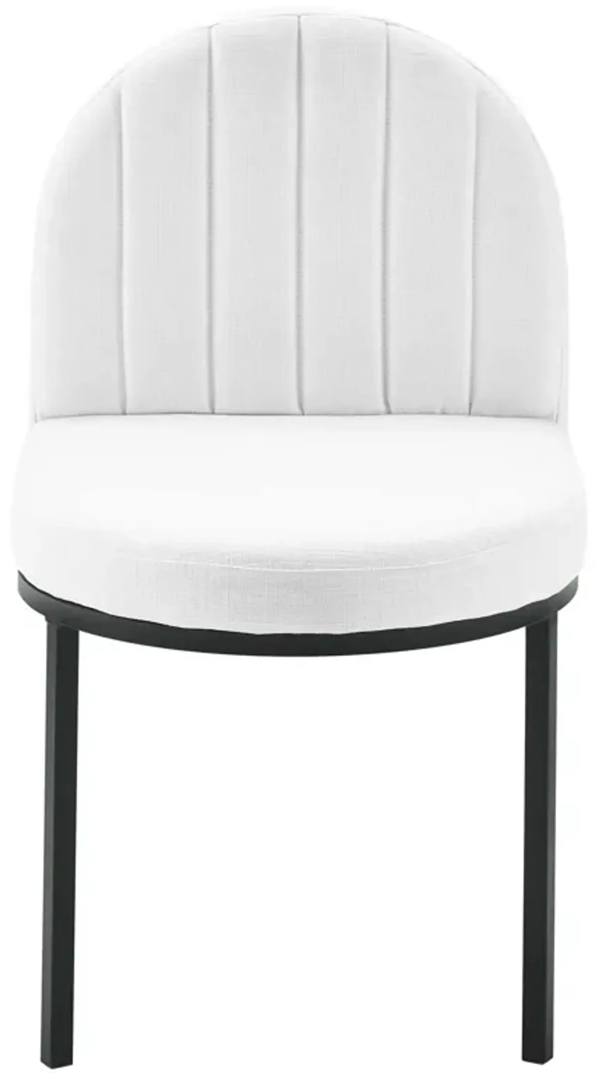 Isla Channel Tufted Upholstered Fabric Dining Side Chair