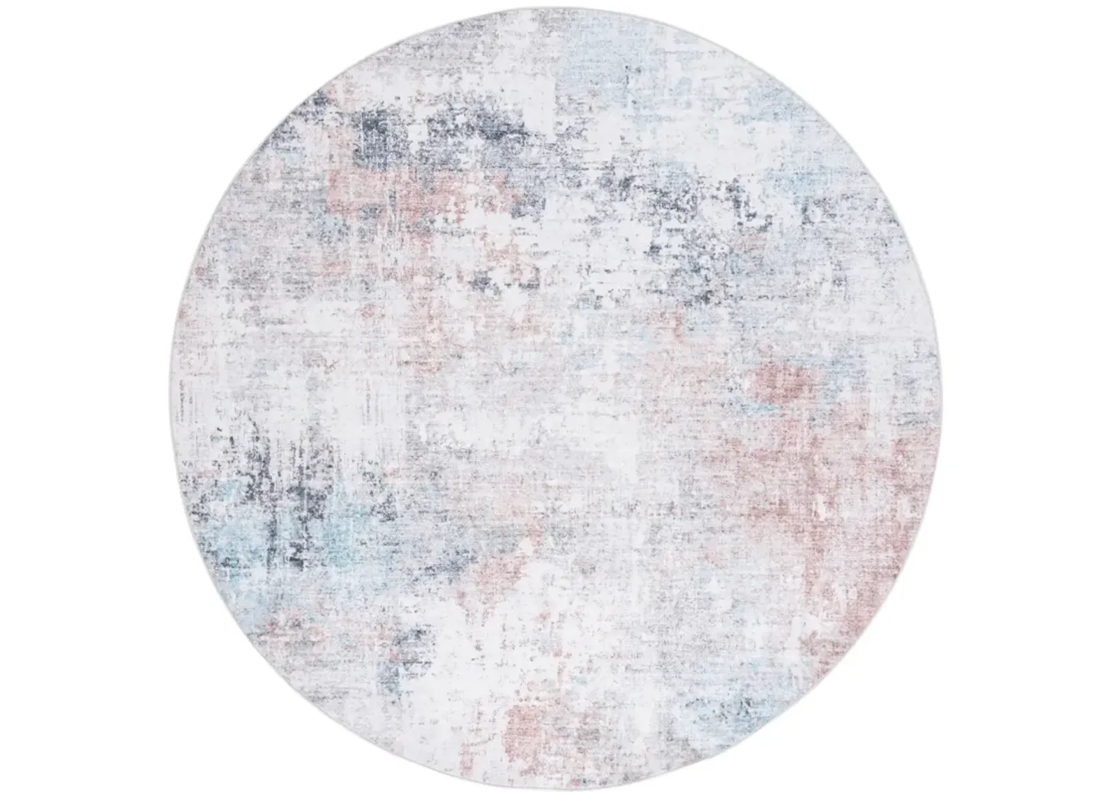 SANTA MONICA 346 BEIGE  6' x 6' Round Round Rug