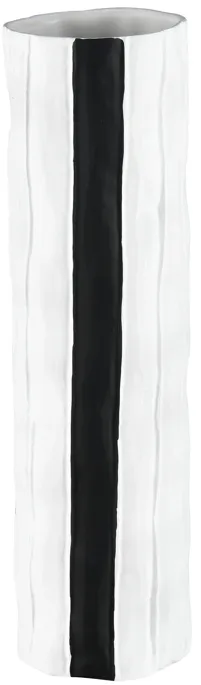 Clark Vase - Striped Black