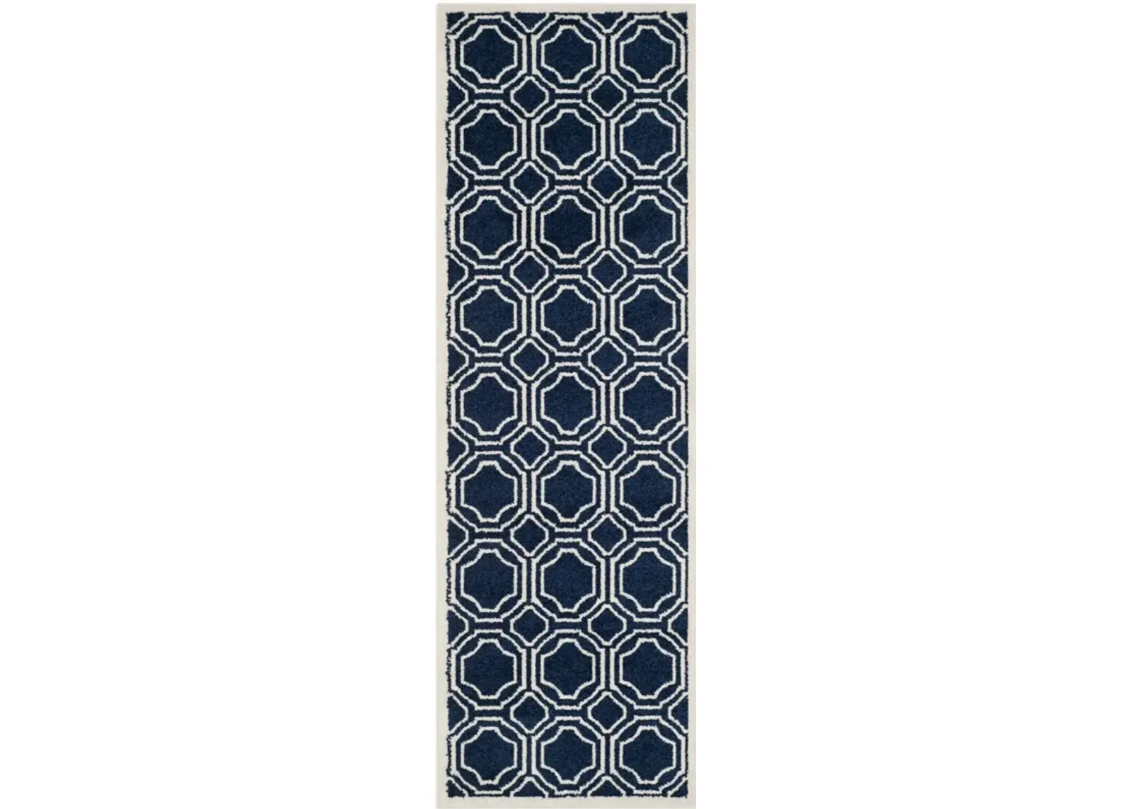 AMHERST 411 NAVY  2'-3' x 8' Runner Rug