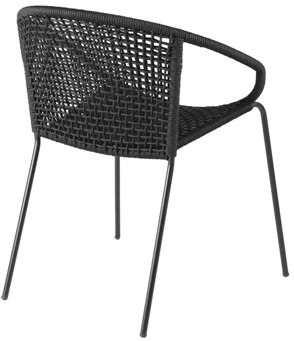 Snack Indoor Outdoor Stackable Steel Dining Chair 