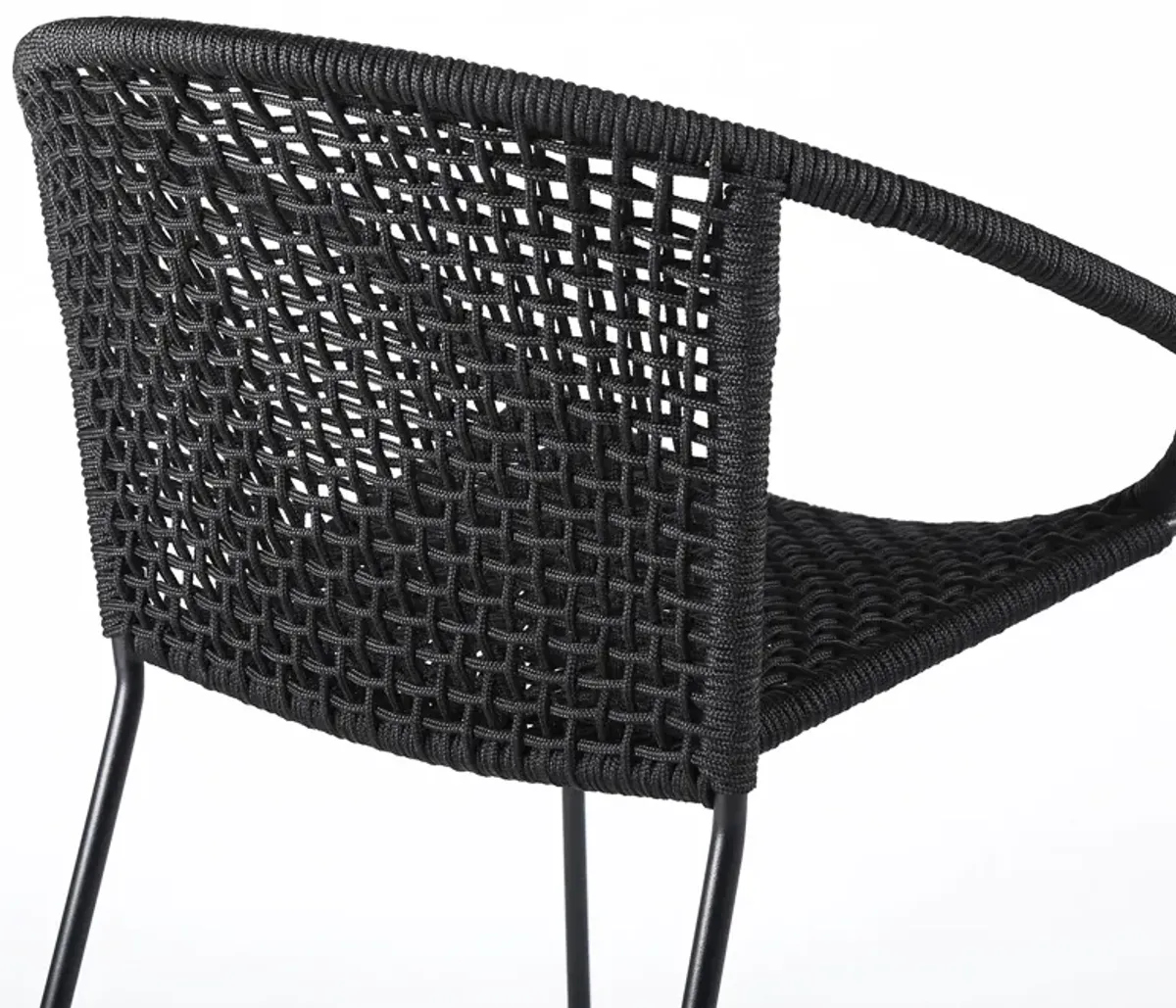 Snack Indoor Outdoor Stackable Steel Dining Chair 