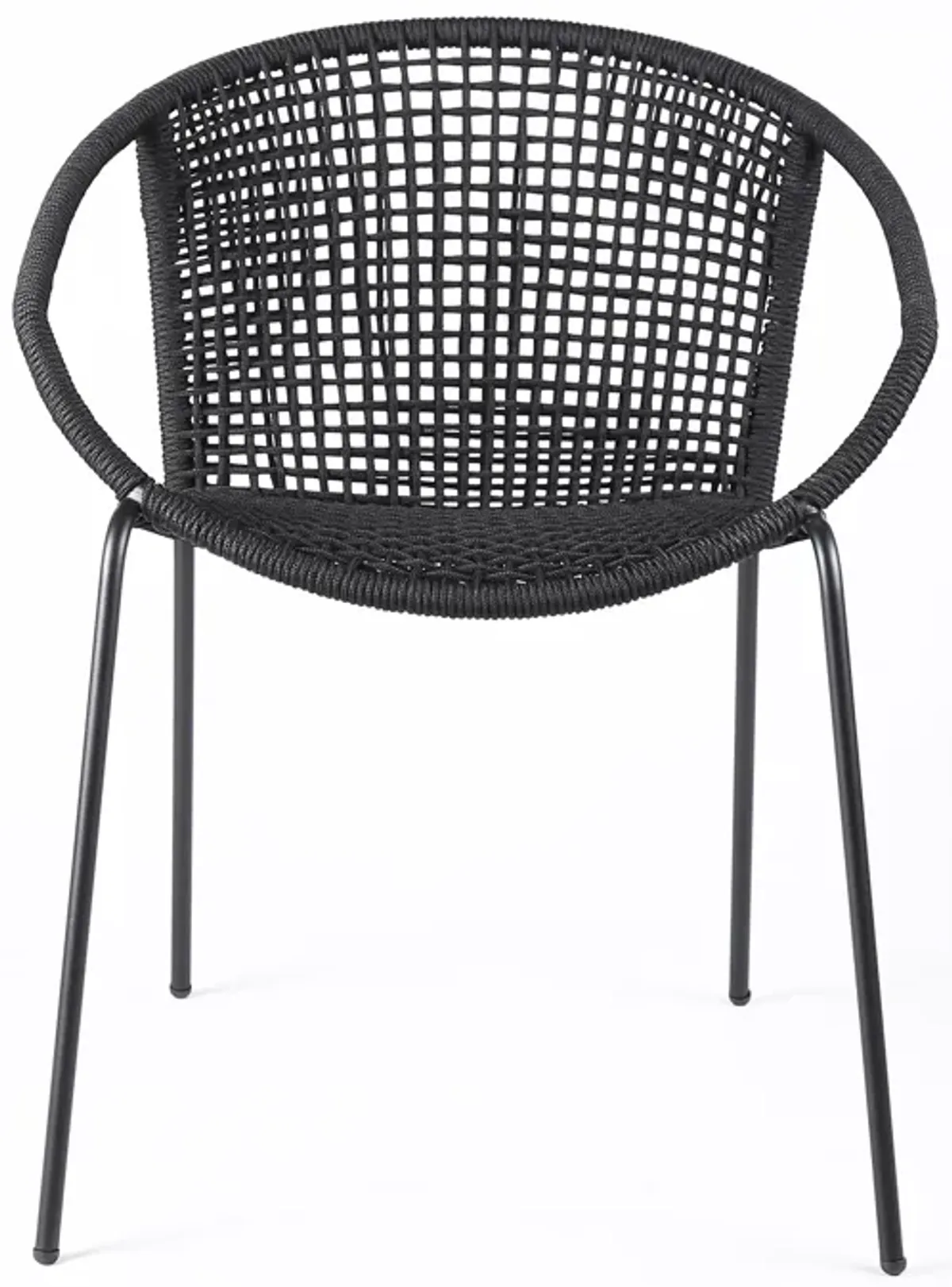 Snack Indoor Outdoor Stackable Steel Dining Chair 