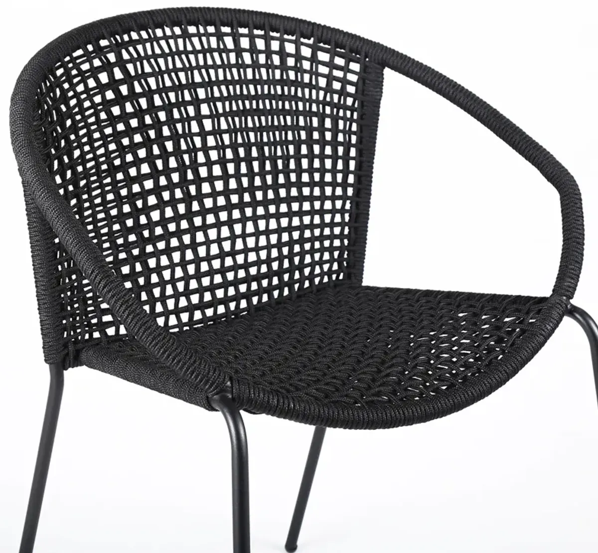 Snack Indoor Outdoor Stackable Steel Dining Chair 