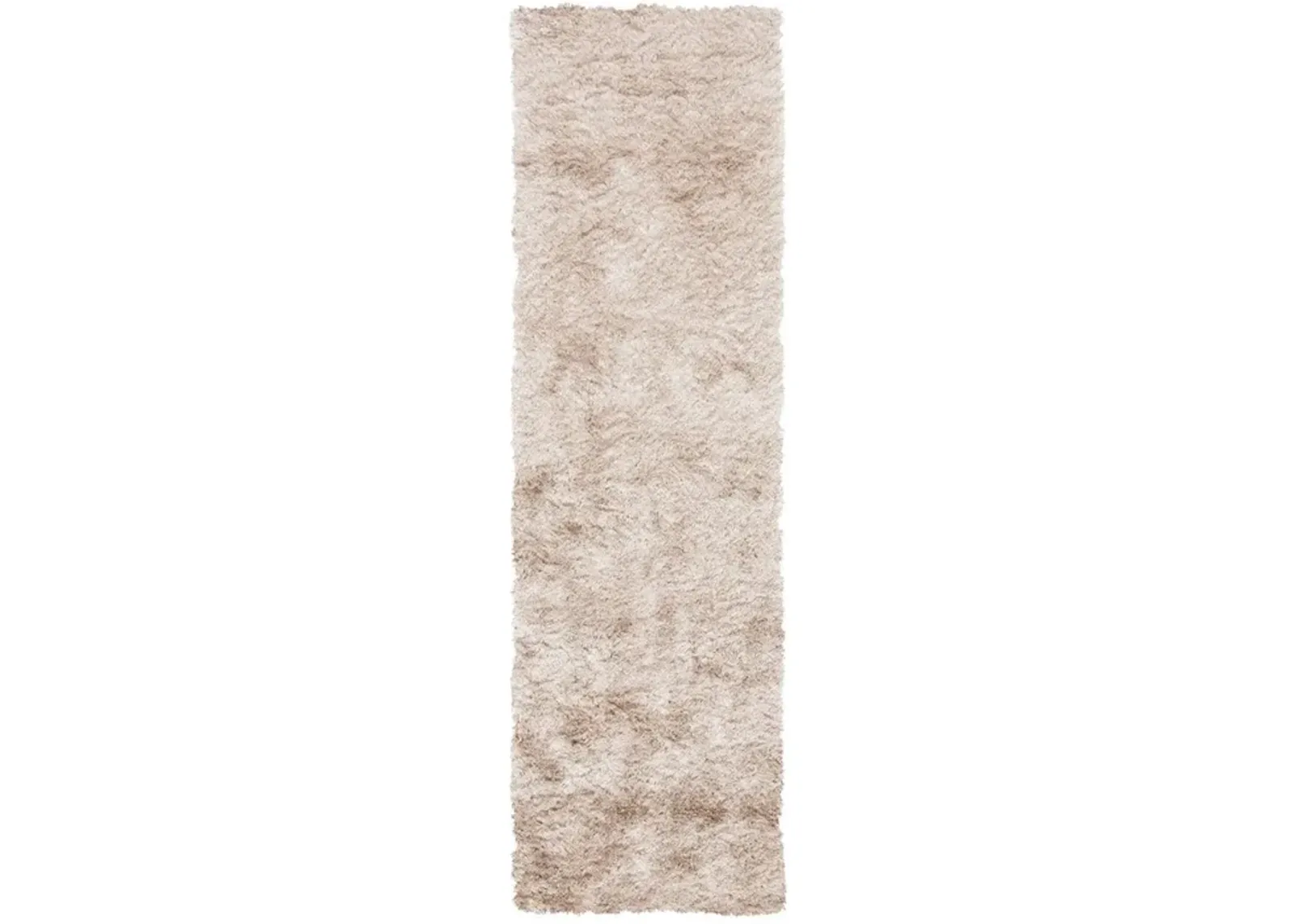 PARIS SHAG 512 Beige  2'-3' X 8' Runner Rug