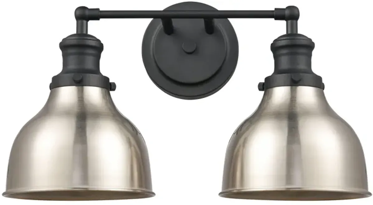 Haralson 17" Wide 2-Light Vanity Light - Charcoal