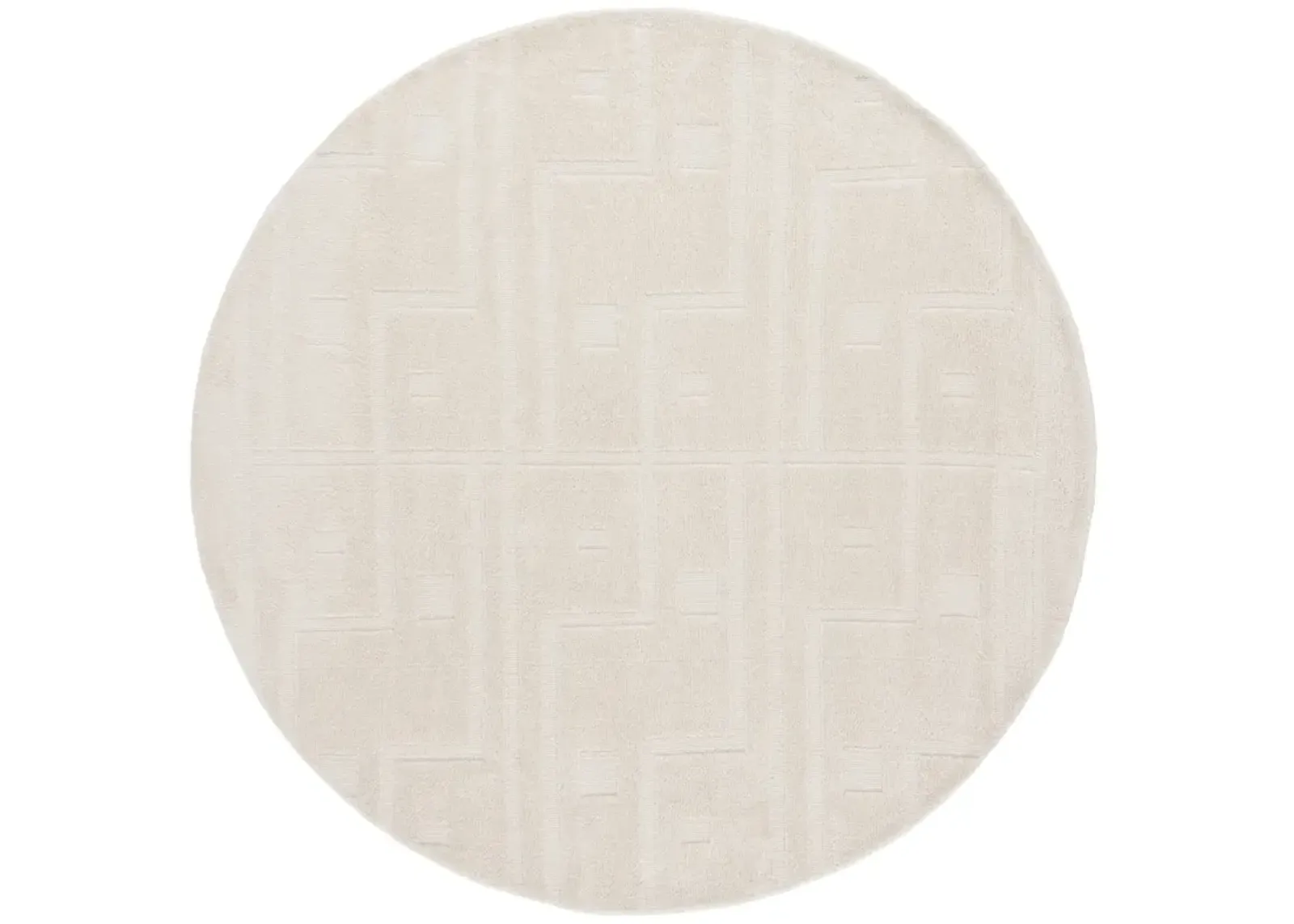 AUDREY 109 IVORY 6' x 6' Round Round Rug