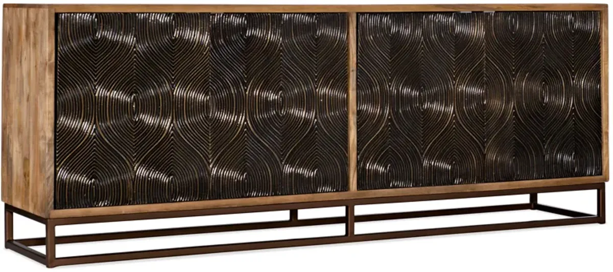 Swirl Door Entertainment Console