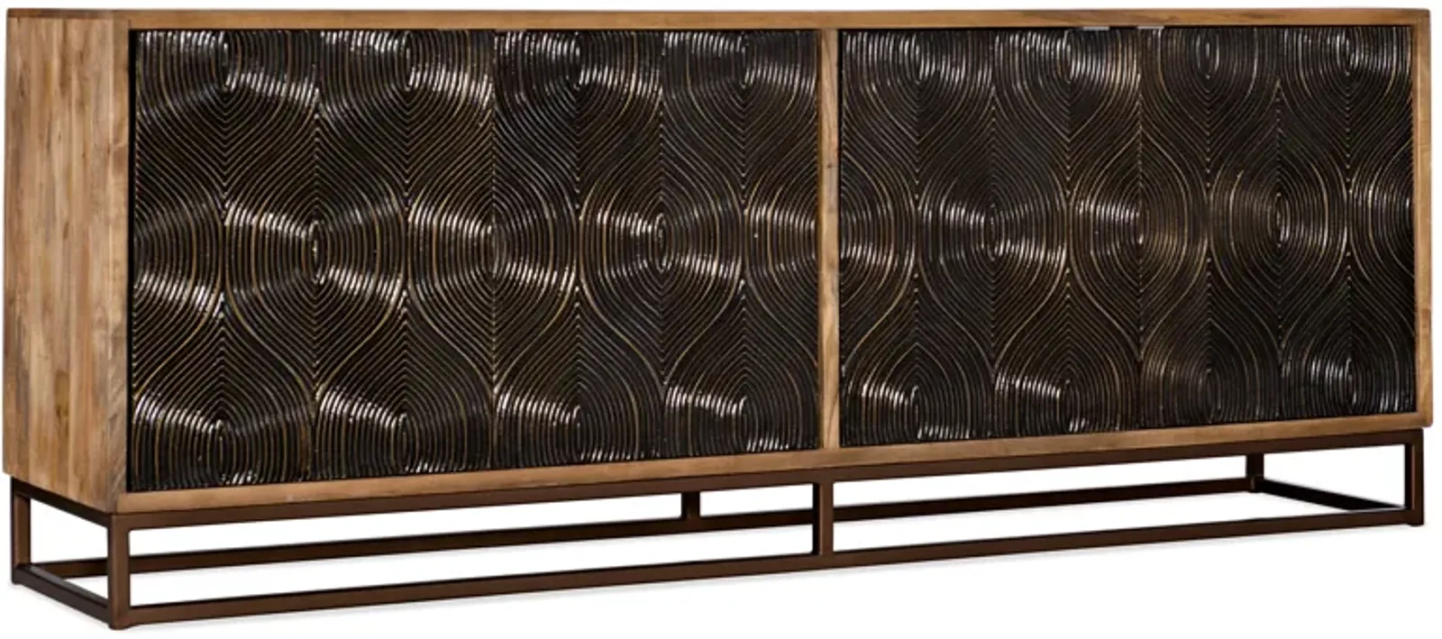 Swirl Door Entertainment Console