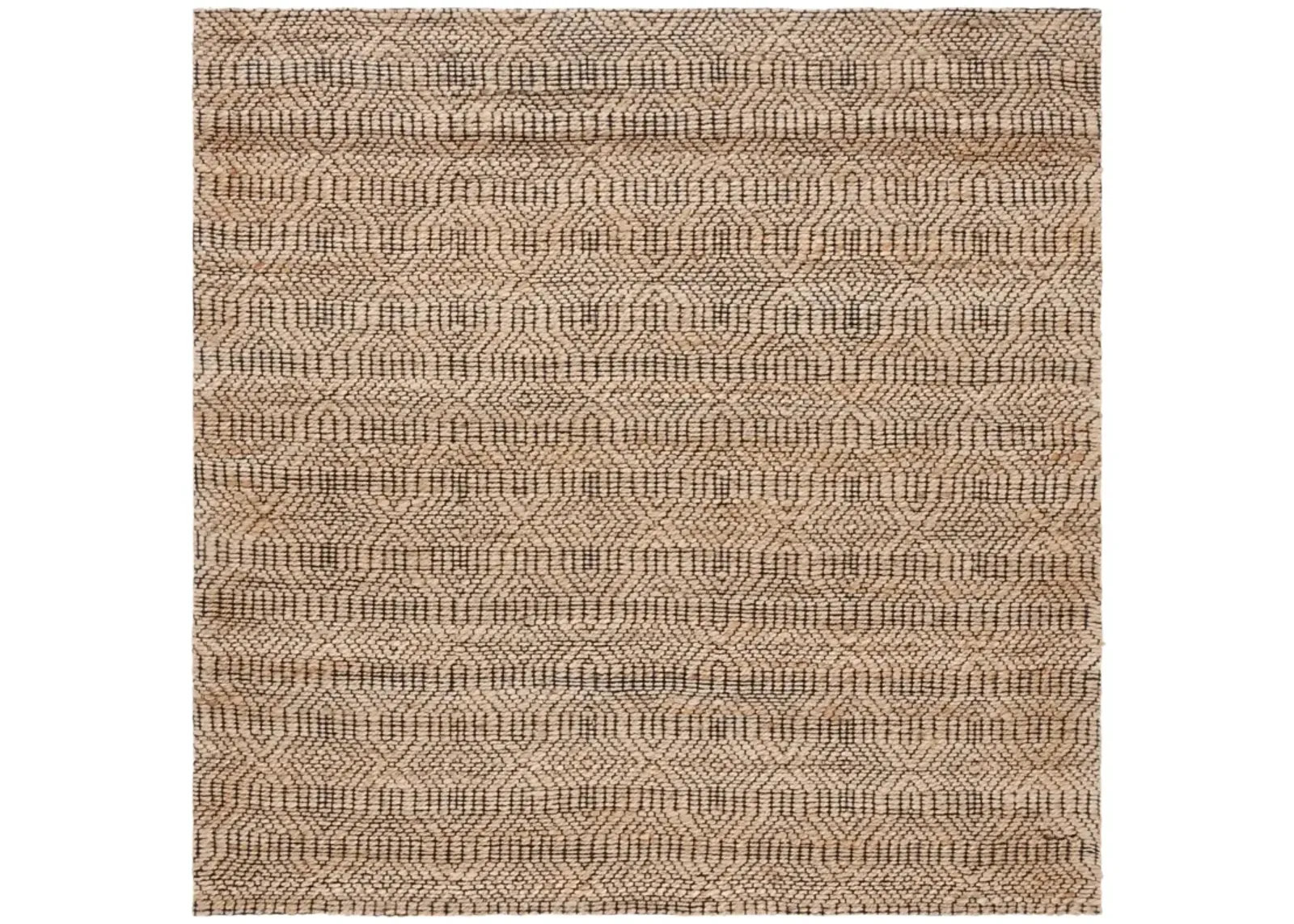 NATURAL FIBER 659 NATURAL  6'-6' x 6'-6' Square Square Rug