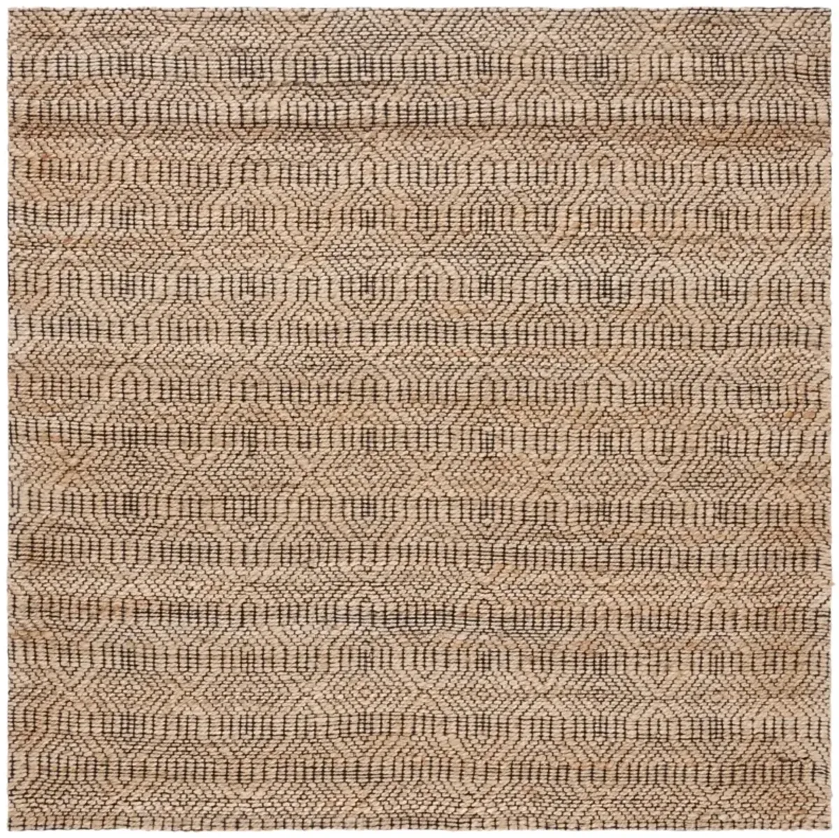 NATURAL FIBER 659 NATURAL  6'-6' x 6'-6' Square Square Rug