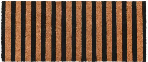 Doormat Striped Black/Natural 