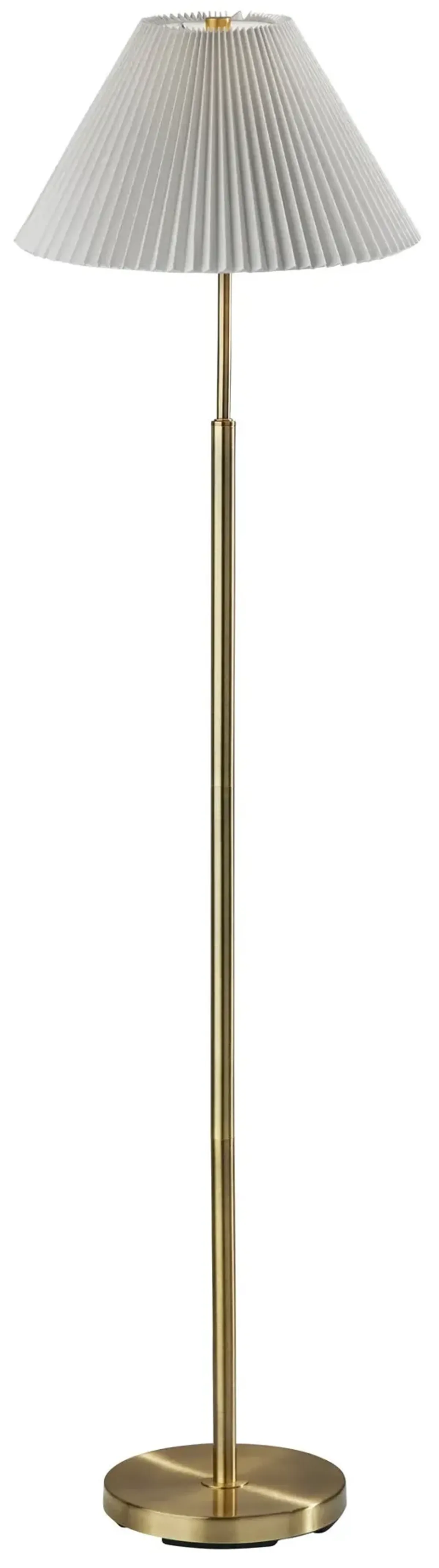 Jeremy Floor Lamp- Antique Brass