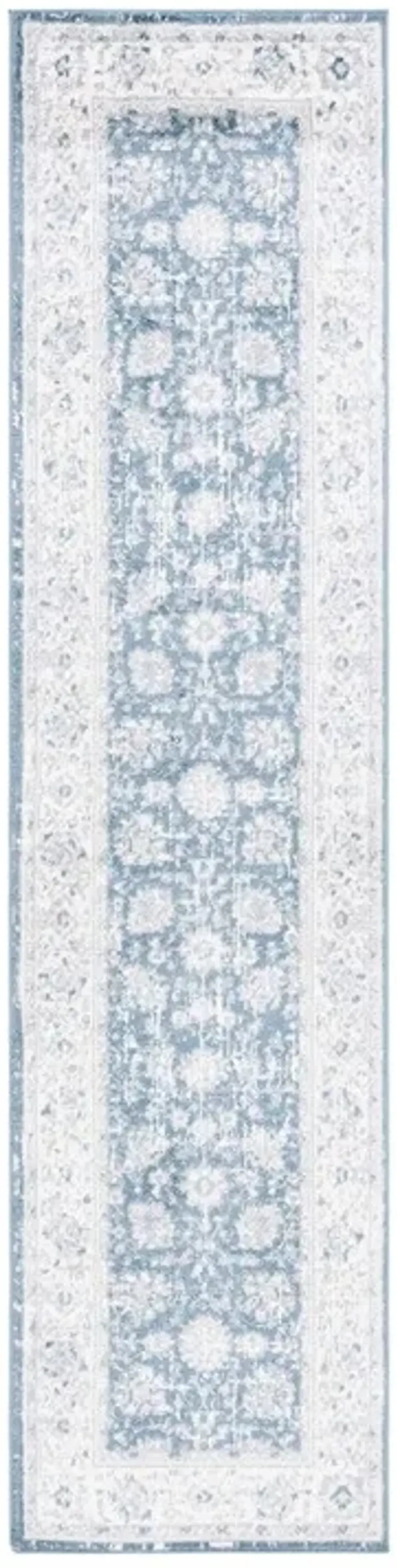 LAYLA 101 Blue  2'-2' X 9' Runner Rug