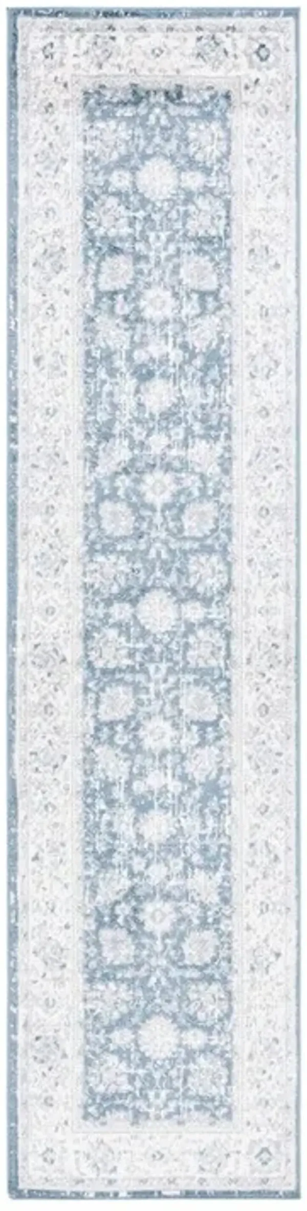LAYLA 101 Blue  2'-2' X 9' Runner Rug