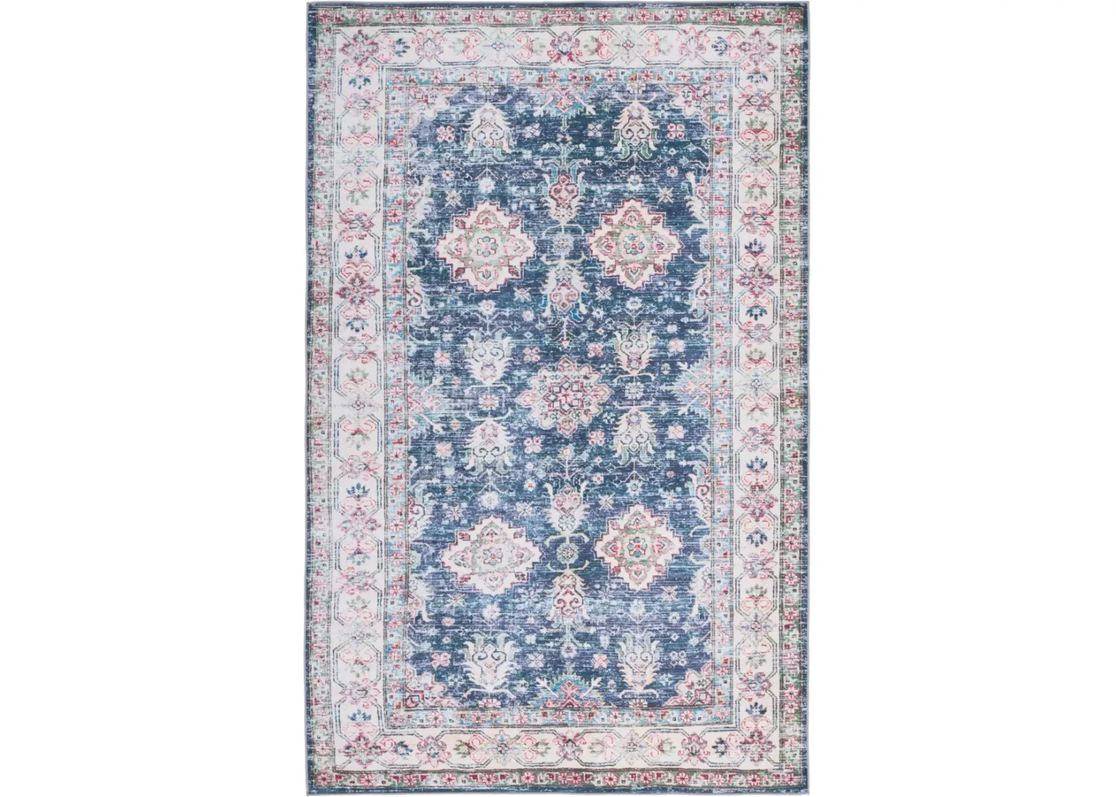 TUCSON 196 M/W S/R NAVY  2'-6' x 4' Accent Rug