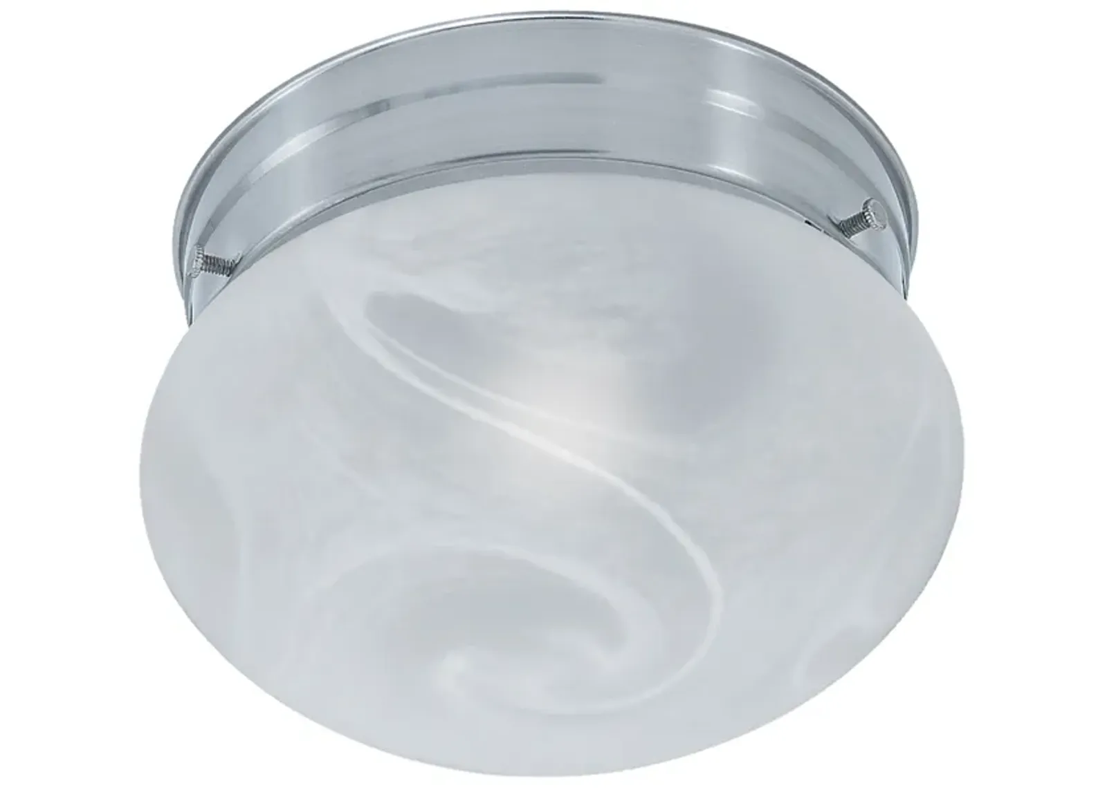 Ceiling Essentials 8" Wide 1-Light Flush Mount - Brushed Nickel