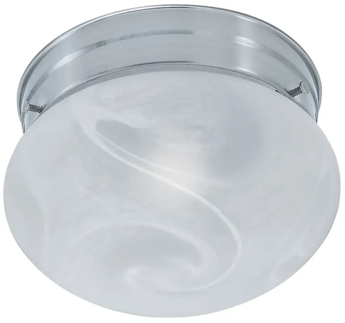 Ceiling Essentials 8" Wide 1-Light Flush Mount - Brushed Nickel