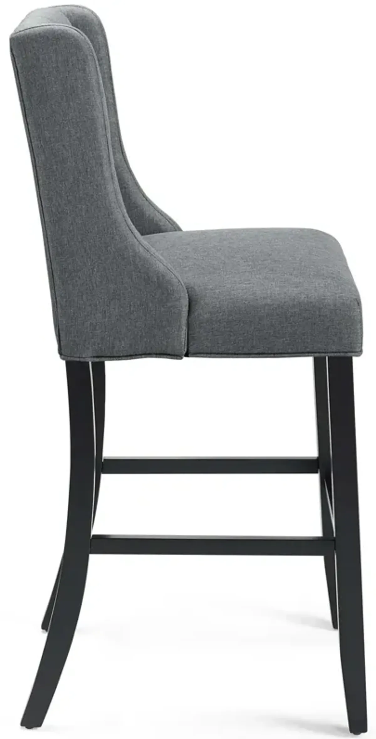 Baronet Tufted Button Upholstered Fabric Bar Stool