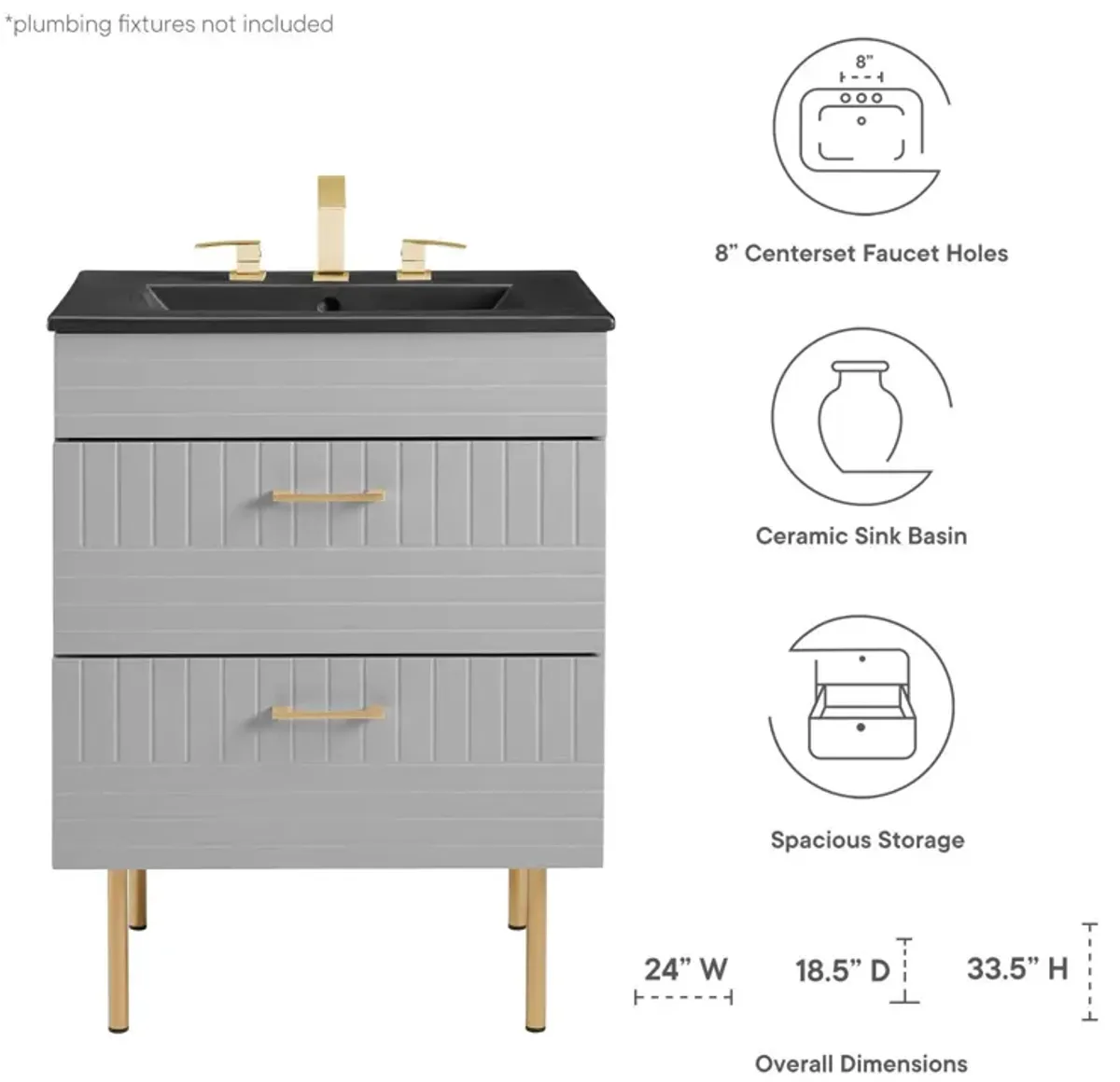 Daybreak 24" Bathroom Vanity