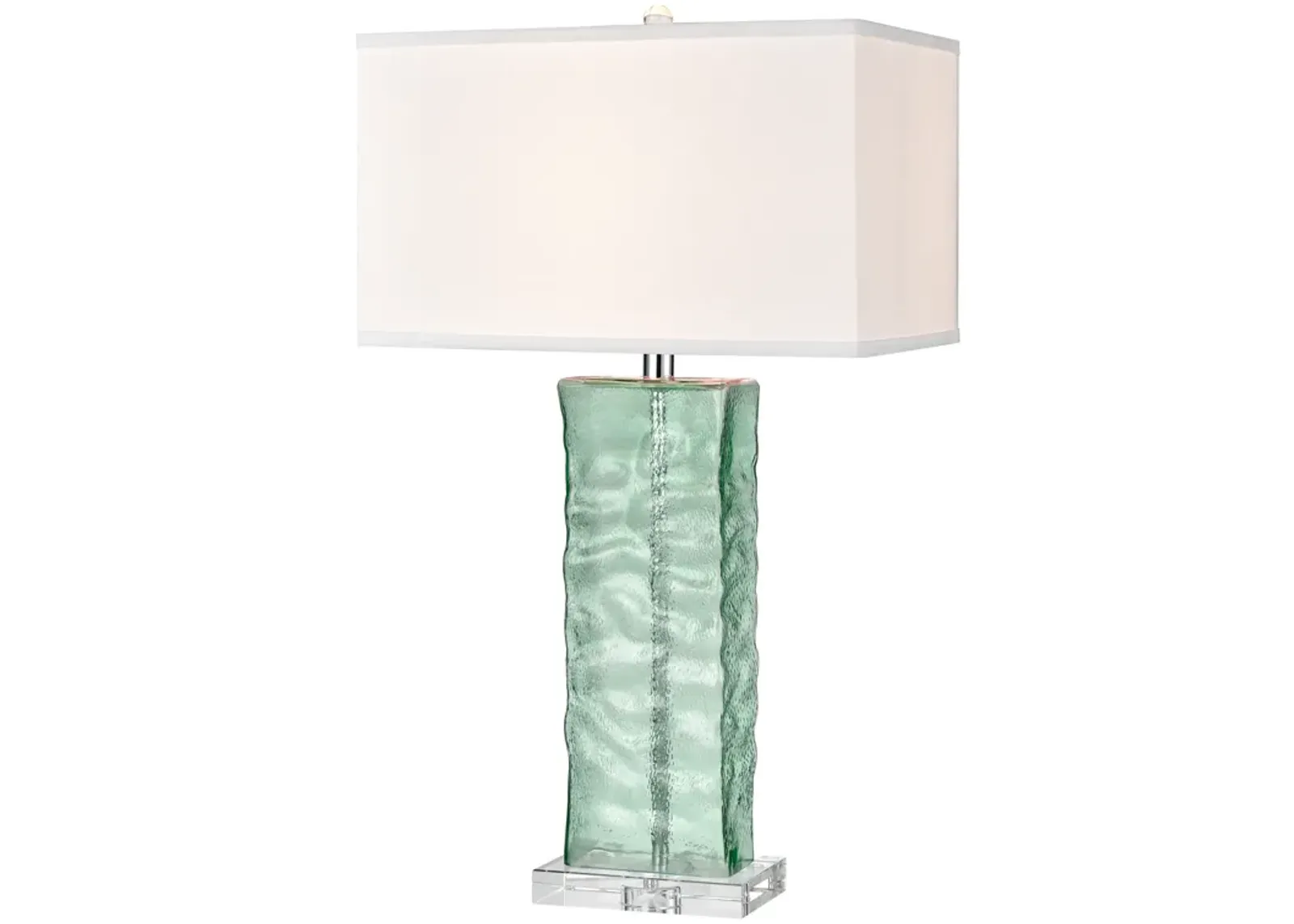 Arendell 30'' High 1-Light Table Lamp - Light Green - Includes LED Bulb