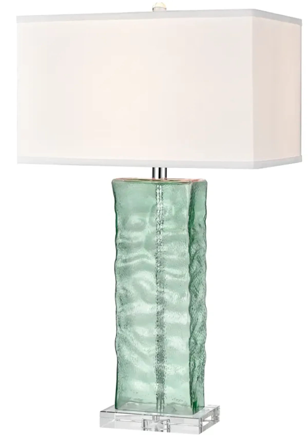 Arendell 30'' High 1-Light Table Lamp - Light Green - Includes LED Bulb