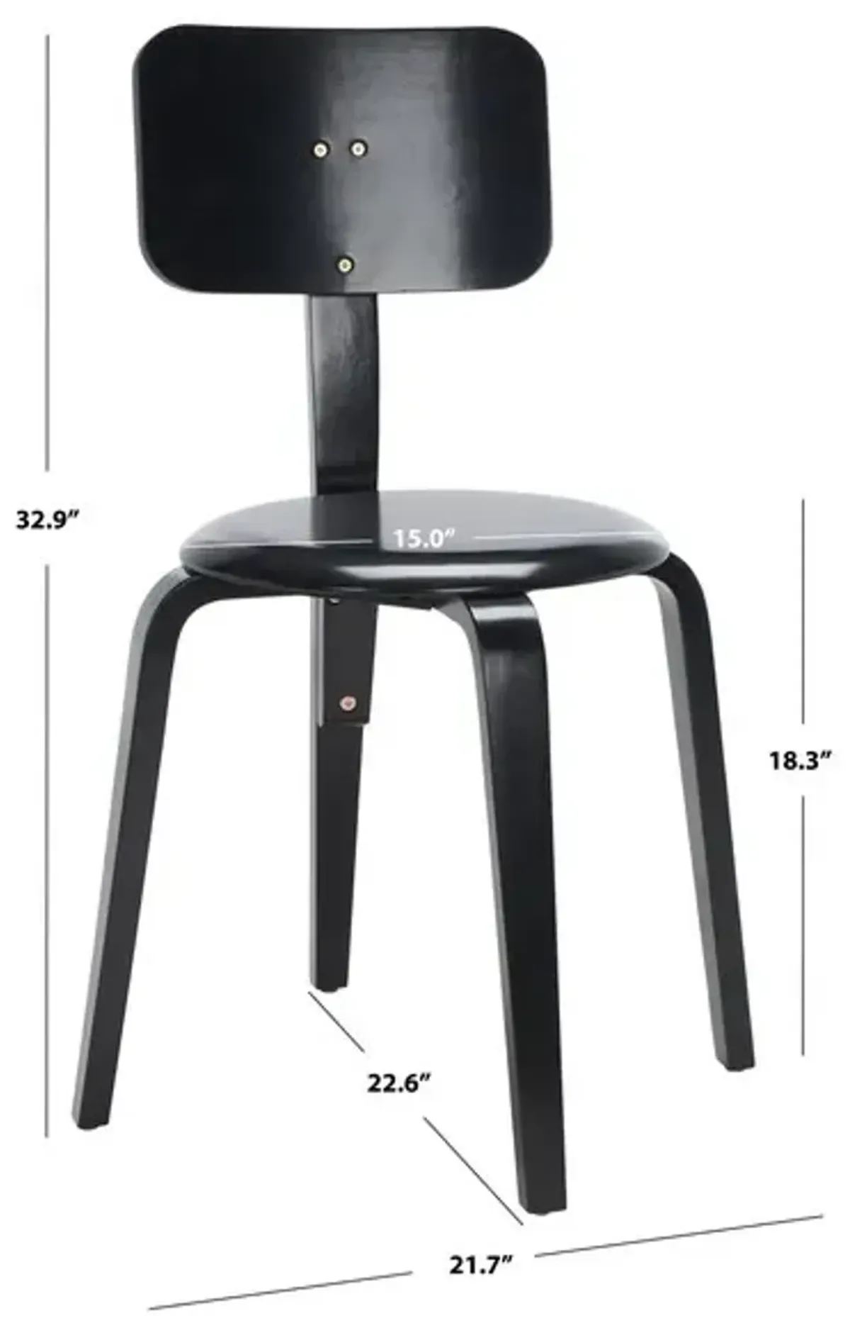 LUELLA STACKABLE DINING CHAIR - Set of 2